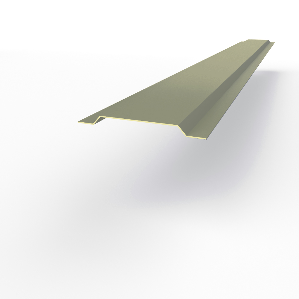 Нащельник RAL 7023 оцинкованный c порошковым покрытием 0,45мм