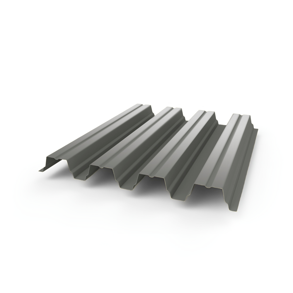 Профнастил Н75 - 0,8 (RAL 9022) с полимерным покрытием (полиэстер)