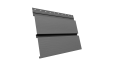 Квадро брус 3D 0,45 PE с пленкой RAL 9006 бело-алюминиевый