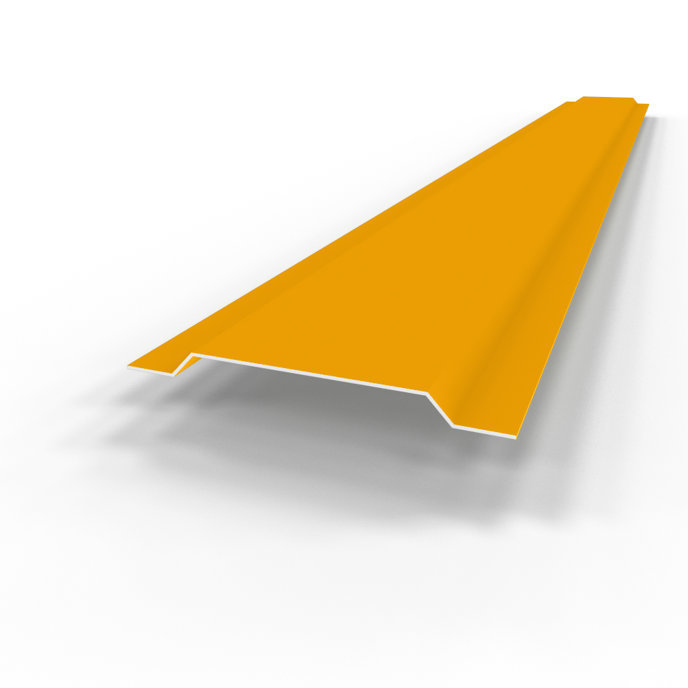 Нащельник RAL 1037 оцинкованный c полимерным покрытием 0,45 мм