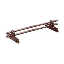 Снегозадержатель трубчатый VEGA Style овальный, опора 1,5мм 2 кронштейна Оцинков+порошковый окрас 1000мм Вегасток