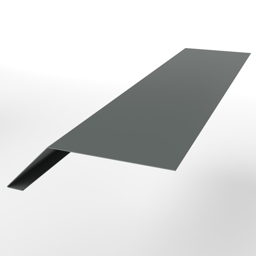 Капельник оцинкованный с порошковым покрытием 0,45мм RAL 7005 Капельник оцинкованный с порошковым покрытием 0,45мм RAL 7005