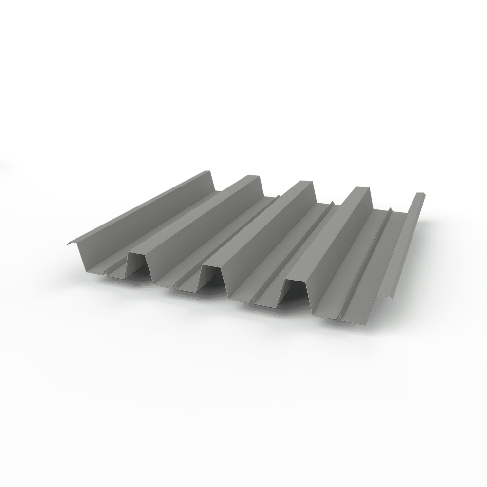 Профнастил Н60 (RAL 9007) 0,65х845мм оцинкованный, с полимерным покрытием (Полиэстер)