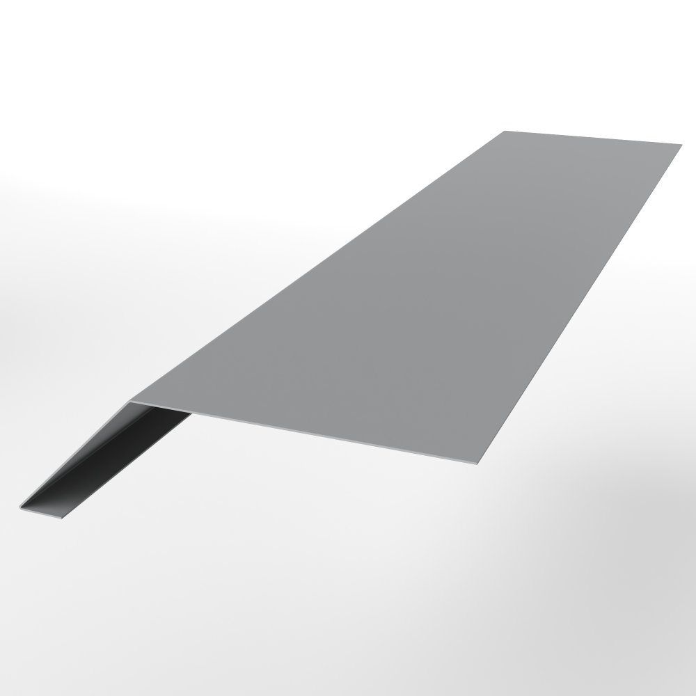 Капельник оцинкованный с порошковым покрытием 0,45мм RAL 7004 Капельник оцинкованный с порошковым покрытием 0,45мм RAL 7004