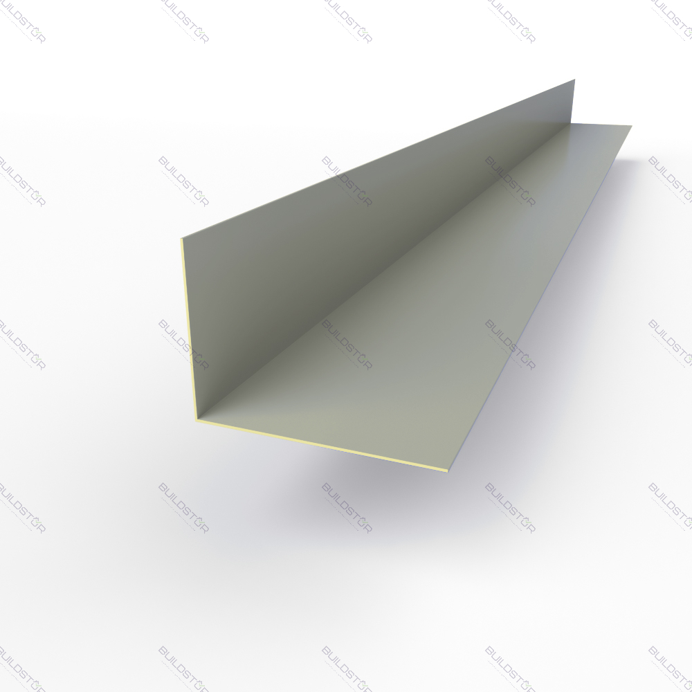 Угол внутренний RAL 7004 оцинкованный с порошковым покрытием  0,45 мм