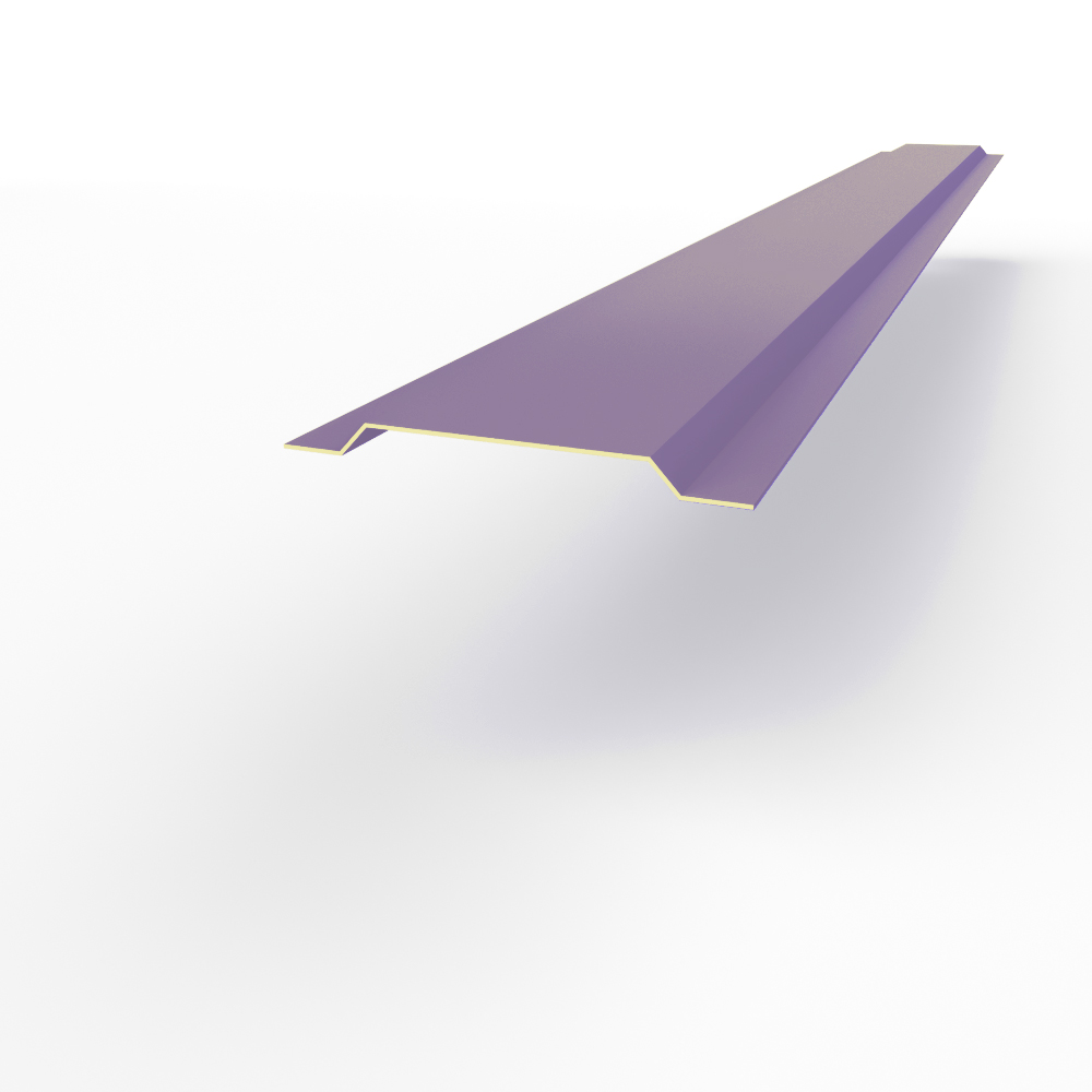 Нащельник RAL 4011 оцинкованный c порошковым покрытием 0,45мм