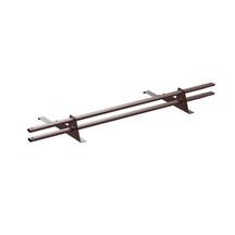 Снегозадержатель трубчатый VEGA Lux овальный  2 кронштейна Оцинков+порошковый окрас 1000мм Вегасток