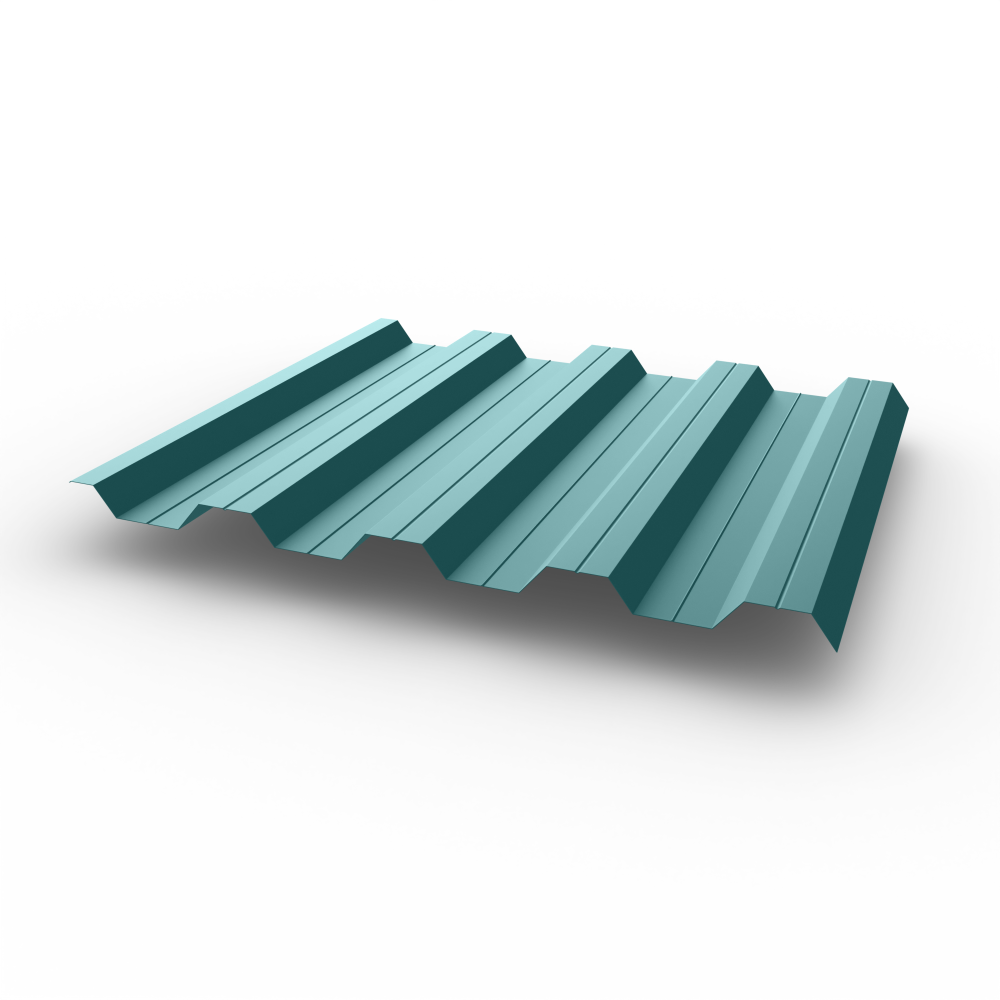 Профнастил НС44 (RAL 6034) 0,8х1047мм оцинкованный, с полимерным покрытием (Полиэстер)