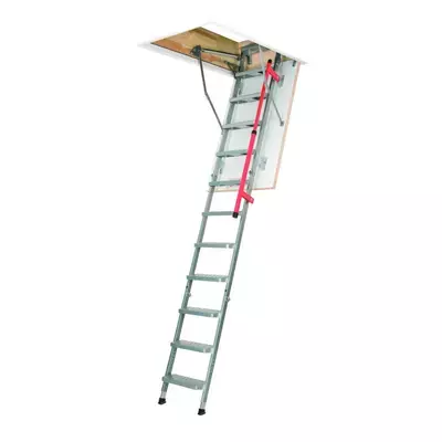 Лестница металлическая Fakro LML Lux складная 3-сегментная 130*60см 305см