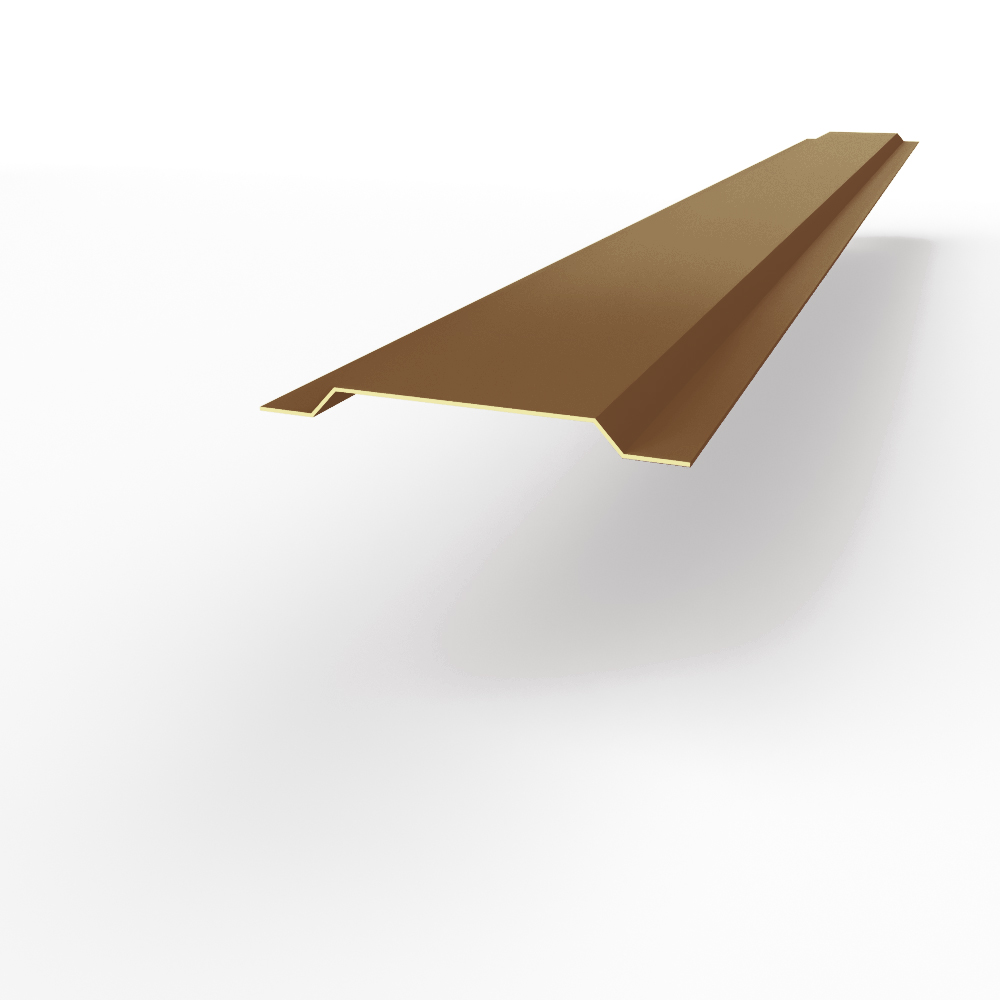 Нащельник RAL 8007 оцинкованный c полимерным покрытием 0,45 мм