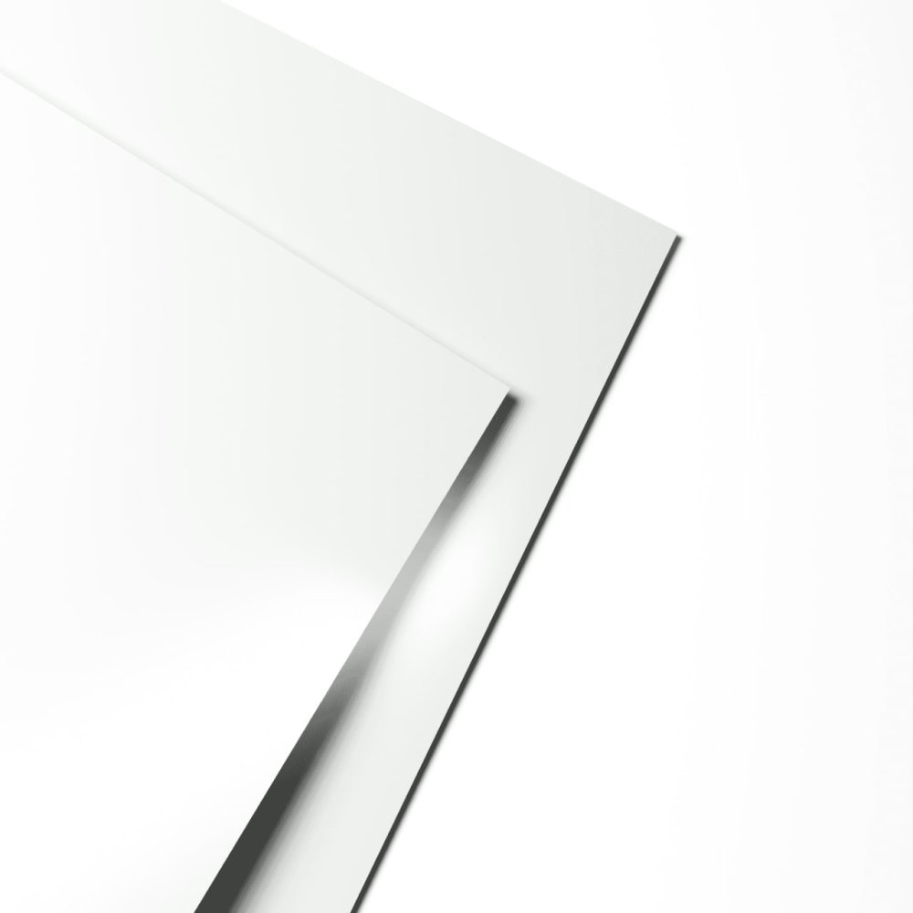 Гладкий лист 1.5 мм RAL 9003 сигнальный белый