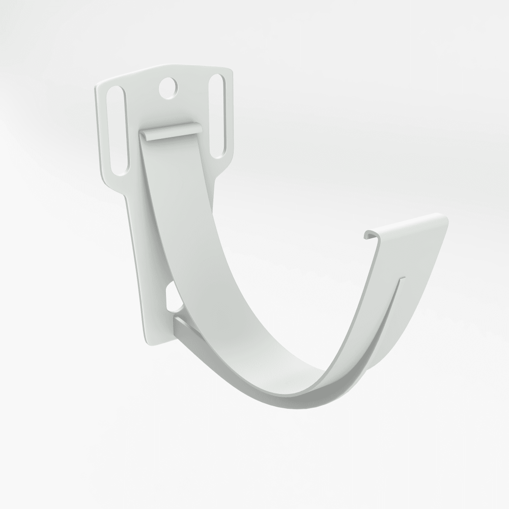 Крепление желоба водосточного Slider пвх Grand Line ф120мм RAL 9003