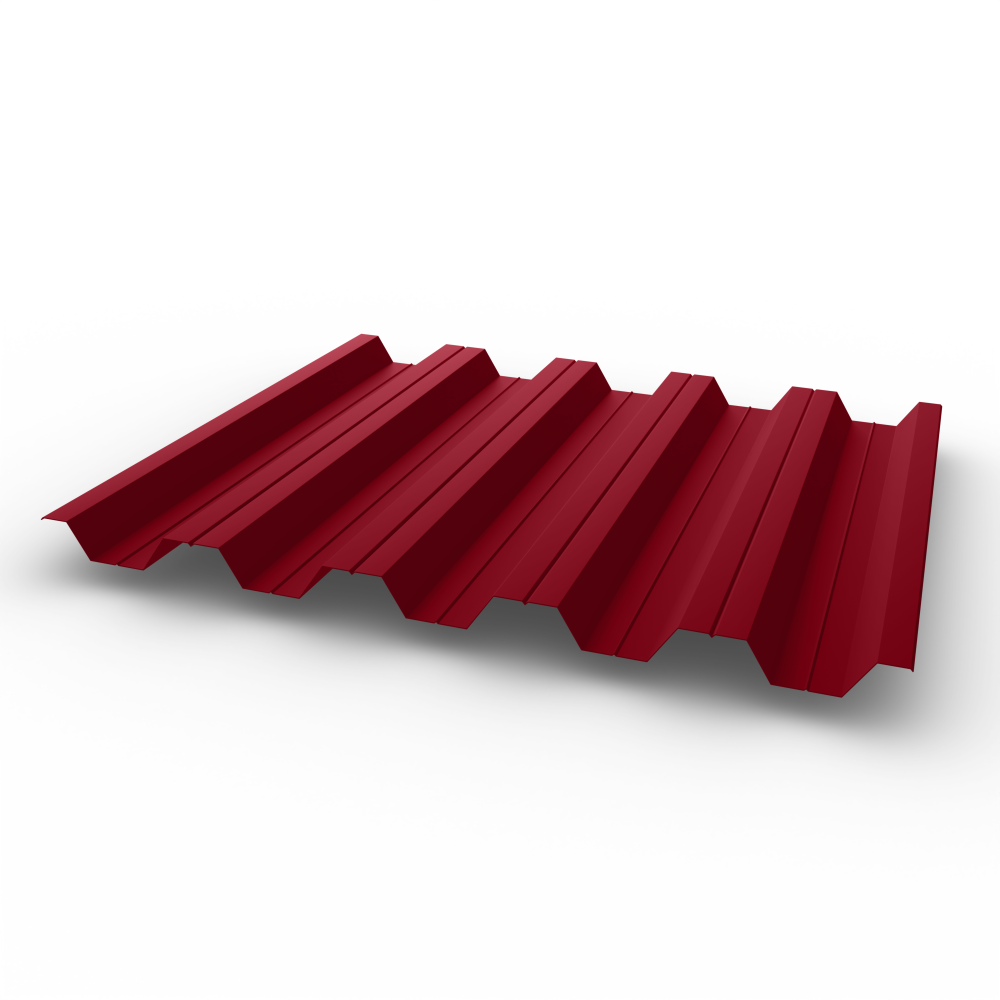 Профнастил НС35 0,4 RAL 3003 оцинкованный, с полимерным покрытием (Полиэстер)