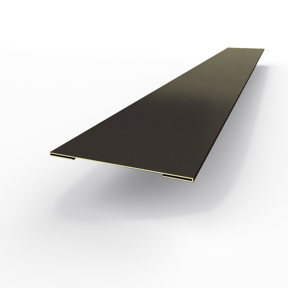 Планка стыковочная RAL 8022 оцинкованная c порошковым покрытием 0,45мм