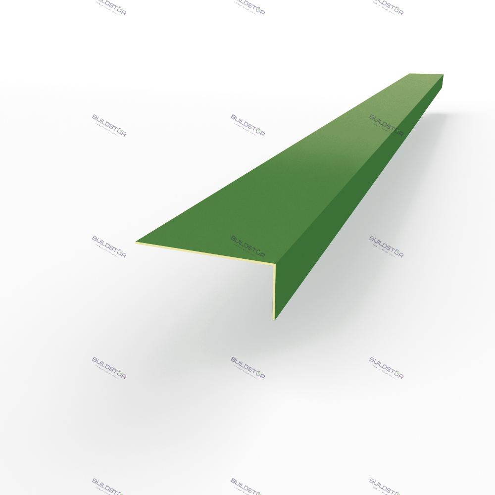 Лобовая планка (RAL 6010) оцинкованная, с порошковым покрытием 0,45 мм