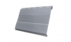 Вертикаль 0,2 prof 0,45 PE с пленкой RAL 9006бело-алюминиевый