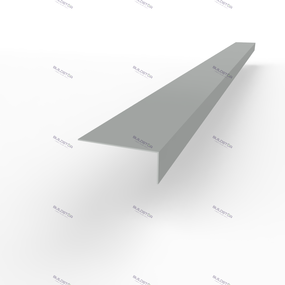 Лобовая планка (RAL 9006) оцинкованная, с порошковым покрытием 0,45 мм