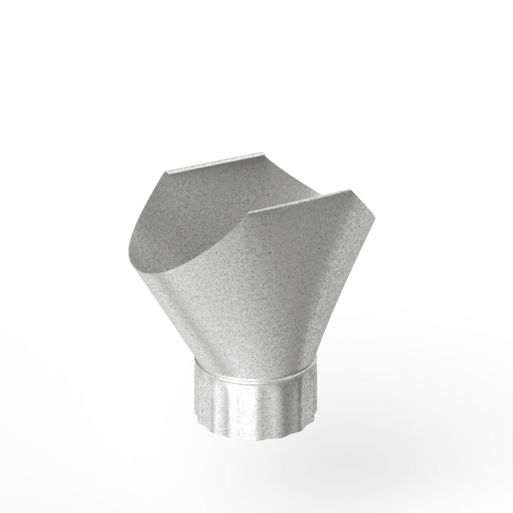 Воронка водосточного желоба оцинкованная накладная ф180мм Воронка водосточного желоба оцинкованная накладная ф180мм