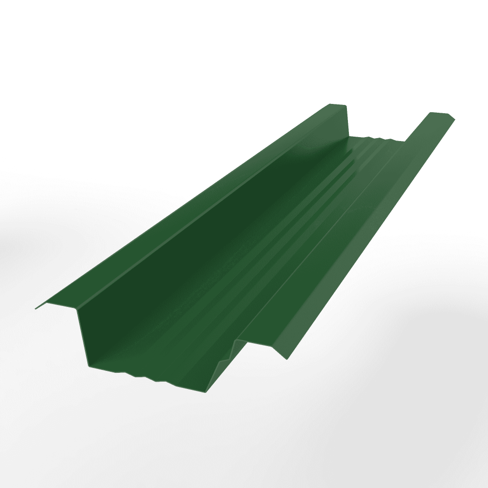 Вентилируемый прогон опорный оцинкованный с порошковым покрытием 0,45мм ширина менее 625 мм RAL 6002