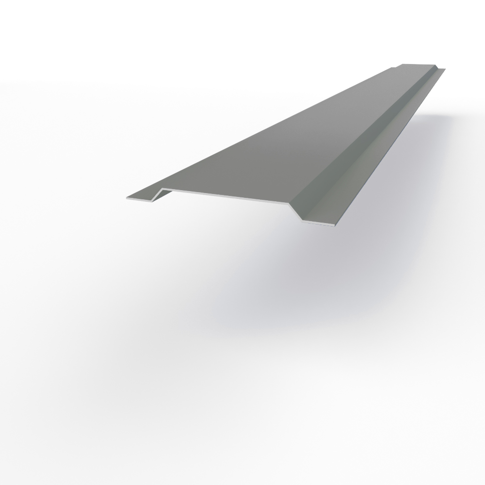 Нащельник RAL 7037 оцинкованный c порошковым покрытием 0,45мм