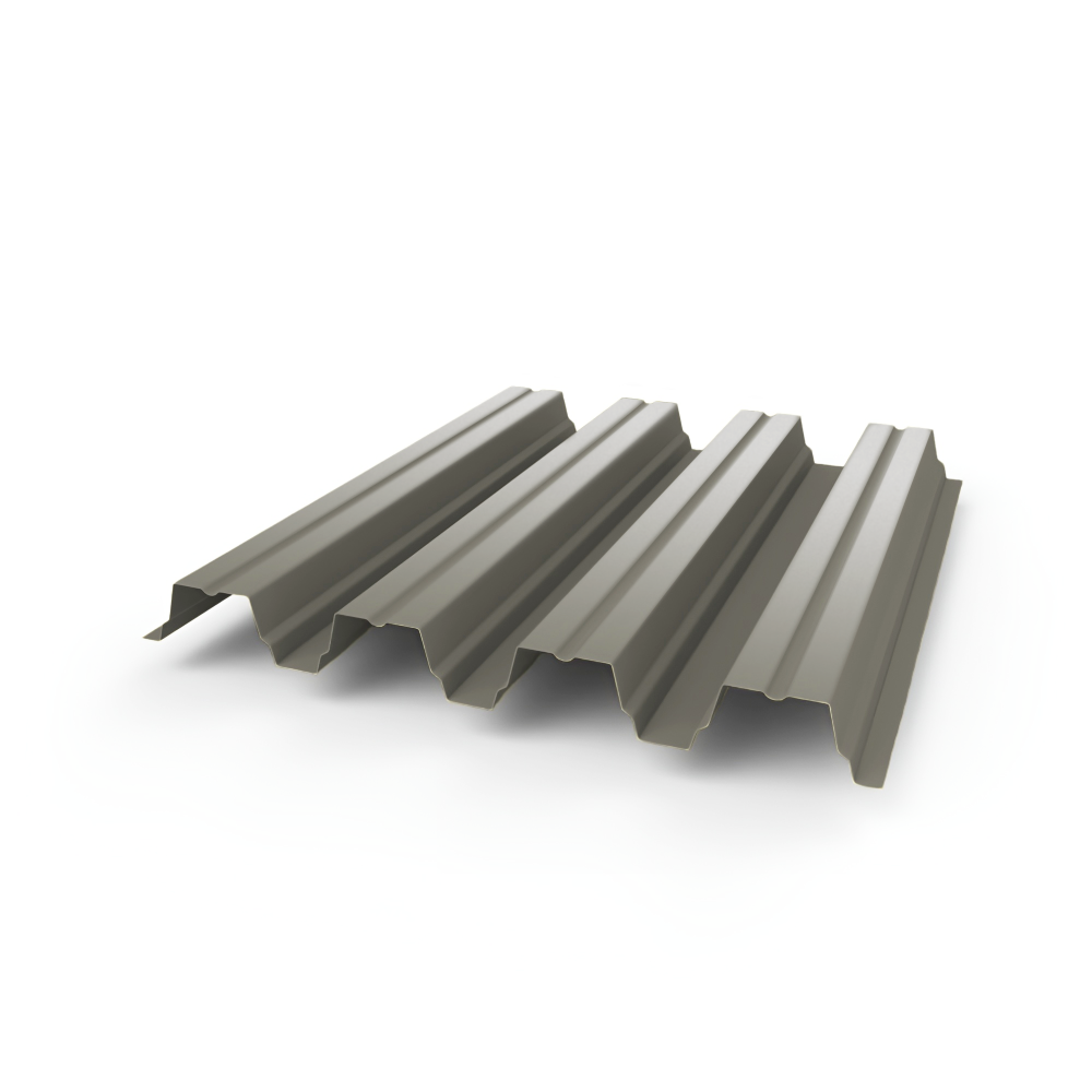 Профнастил Н75 - 0,8 (RAL 7030) с полимерным покрытием (полиэстер)