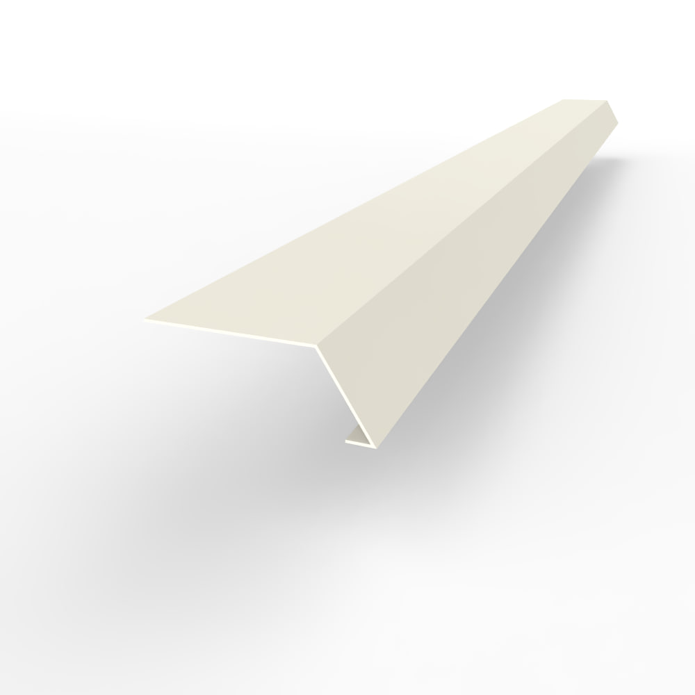 Карнизная планка RAL 9001 оцинкованная c порошковым покрытием 0,45мм