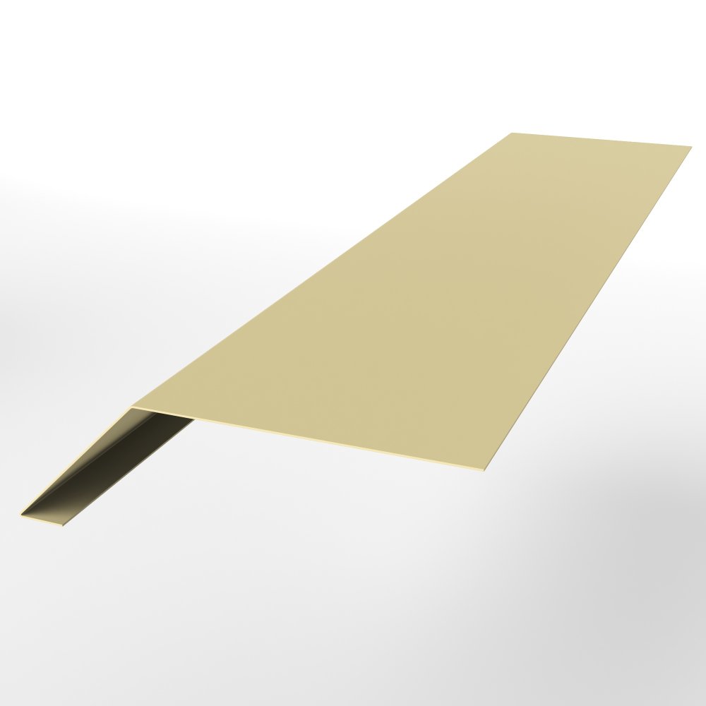 Капельник оцинкованный с порошковым покрытием 0,45мм RAL 1014 Капельник оцинкованный с порошковым покрытием 0,45мм RAL 1014