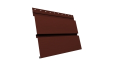 Квадро брус 3D 0,5 GreenCoat Pural BT, matt с пленкой RR 750 кирпично-красный (RAL 8004 терракота)