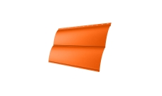 Сайдинг Блок-хаус 0,390 Grand Line 0,45 PE RAL 2004 оранжевый