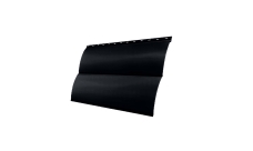 Сайдинг Блок-хаус 0,390 0,45 Drap RAL 9005 черный