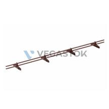 Снегозадержатель трубчатый VEGA Lite круглый 4 кронштейна Неоцинков+порошковый окрас 3000мм Вегасток Снегозадержатель трубчатый VEGA Lite круглый 4 кронштейна Неоцинков+порошковый окрас 3000мм Вегасток