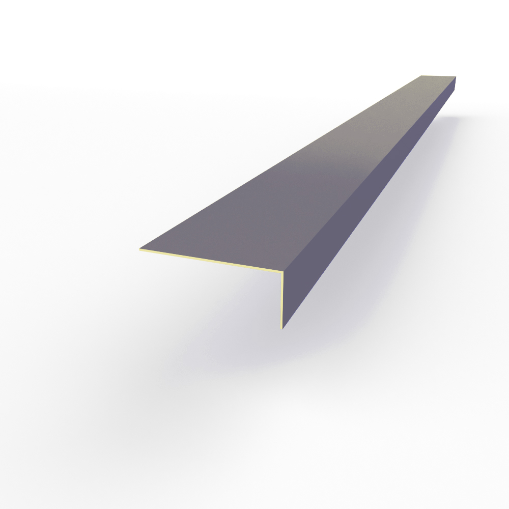 Лобовая планка (RAL 4012) оцинкованная, с порошковым покрытием 0,45 мм